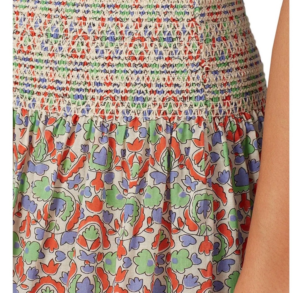 Tory Burch Legacy Paisley Smocked Sundress size M - Picture 6 of 8